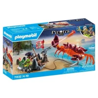 PLAYMOBIL 71532 Pirate et crabe géant, Les Pirates, 26 pieces, Des 4 ans(m-1)