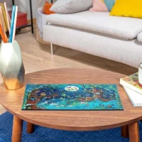 Puzzle en bois Foret fantastique 500 pieces robustes et naturelles dont 40 figurines en bois (whimsies), Qualité premium - Pour enfa(m-6)