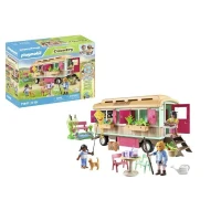 PLAYMOBIL 71441 Roulotte café boutique, Country La vie a la ferme, 145 pieces, Des 4 ans(m-6)