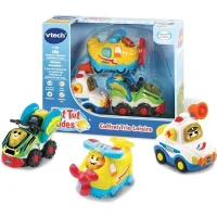 VTECH - Tut Tut Bolides - Coffret Trio Loisirs (Avion + Formule 1 + Bus) - Multicolore - Mixte - 12 mois+(m-1)