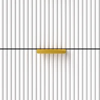 HOMCOM Elegant Four-Drawer Bedside Table - White(m-8)