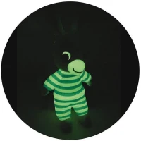 Peluche lumineuse naturelle TROTRO - Jemini - 25 cm - fonctionne sans pile(m-3)