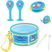Lexibook - Set Musical Peppa Pig - 7 instruments - Rangement dans le tambour(m-1)