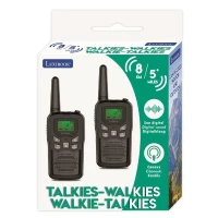 Talkie-Walkies LEXIBOOK noirs - Portée 8 km - Fonction Moniteur - Lampe de poche intégrée(m-3)