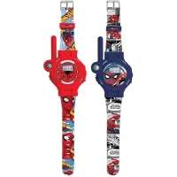 Montre 2 en 1 Walkie-Talkie SpiderMan 200m - LEXIBOOK - Rouge - Pour Enfant des 3 ans - Licence Spiderman(m-1)