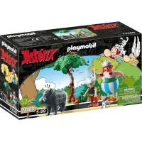 PLAYMOBIL 71160 Astérix La chasse au sanglier, avec Astérix, Obélix et Idéfix, 52 pieces, Des 5 ans(m-1)
