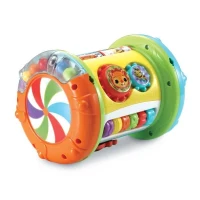 Rouleau d'activités interactif VTECH MAGI ROULEAU TAM-TAM 3 EN 1 pour bébé de 9 a 36 mois - Blanc/Multicolore(m-3)