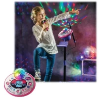 VTECH - Kidi Superstar Lightshow Rose - Micro Karaoké Enfant(m-2)