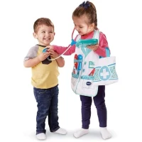 VTECH - 1,2,3 Imite-Moi - Kit Apprenti Docteur Électronique - Jouet d'Imitation Enfant(m-6)