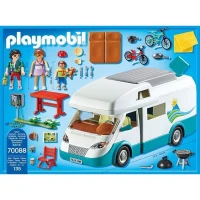 Playmobil 70088 Camping-car et Famille, Family Fun, 135 pieces, Le camping(m-2)