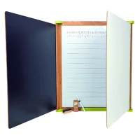 JEUJURA Grand triptyque en bois - Magnetique(m-2)