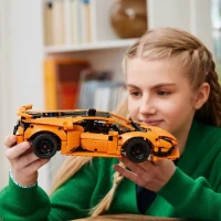 LEGO Technic 42196 Exclu Cdiscount Lamborghini Huracán Tecnica orange Voiture Jouet Pour Enfant de 9 Ans(m-5)