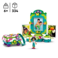 LEGO | Disney Encanto 43239 Le Cadre Photo et la Boîte a Bijoux de Mirabel, Jouet Créatif(m-2)