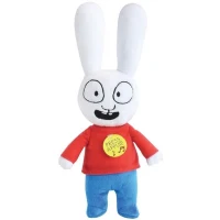 JEMINI Simon peluche +/- 30 cm musicale générique ca ca c'est Simon caca boudin(m-3)