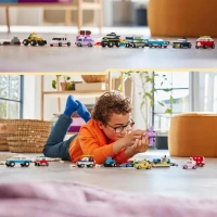 LEGO 11036 Classic Les Véhicules Créatifs, Maquette de Voiture, Véhicule de Police, Camion et Autres(m-5)