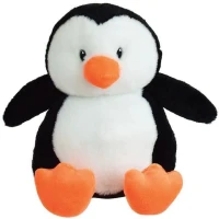 JEMINI Peluche bouillotte Pingouin - A chauffer au micro-ondes micro perles d'argile +/- 19 cm(m-2)