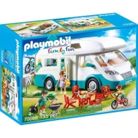 Playmobil 70088 Camping-car et Famille, Family Fun, 135 pieces, Le camping(m-1)