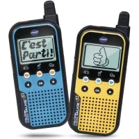Talkie Walkie VTECH Kidi Talkie - Bleu & Jaune - 6 en 1 pour des heures de jeu et de fun(m-1)