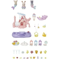 Figurines miniatures - SYLVANIAN FAMILIES - 5701 - Le château des sirenes(m-2)