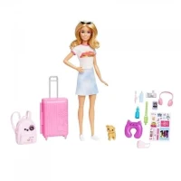 Barbie-Barbie en Voyage-Coffret avec chiot et accessoires HJY18(m-1)