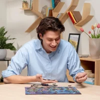 Puzzle en bois Foret fantastique 500 pieces robustes et naturelles dont 40 figurines en bois (whimsies), Qualité premium - Pour enfa(m-5)