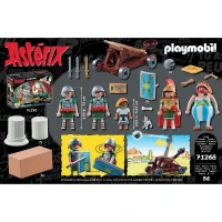 PLAYMOBIL 71268 Numerobis et la bataille du Palais, Siege des Romains, 56 pieces, Astérix(m-5)