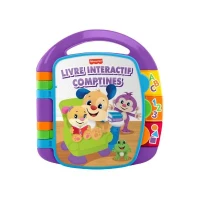 Fisher-Price - Livre Interactif Comptines - Livre bébé - 6 mois et + CDH39(m-1)
