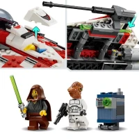 LEGO Star Wars 75388 Le Chasseur Stellaire de Jedi Bob - Réplique Véhicule a Construire(m-4)