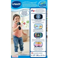 Microphone pour enfant - VTECH - Super Micro Magic'Fun - Bluetooth et effets sonores(m-6)