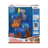 Figurine interactive VTECH Pat Patrouille - Chase avec accessoires de sauvetage pour enfants de 3 a 7 ans(m-3)