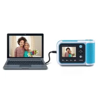 VTech KidiZoom Print Cam Bleu, Appareil photo enfant a impression instantanée, photo, selfie, vidéo, écran couleur, filtres et Effet(m-5)