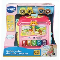 VTECH BABY - Super Cube Des Découvertes Rose(m-3)