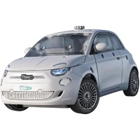 Clementoni - Coffret de construction Fiat 500 électrique - Application dispoonible - Fabriqué en Italie(m-2)