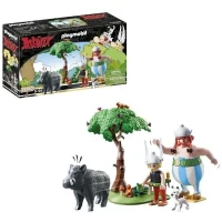 PLAYMOBIL 71160 Astérix La chasse au sanglier, avec Astérix, Obélix et Idéfix, 52 pieces, Des 5 ans(m-6)