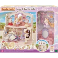 Mini-univers - SYLVANIAN FAMILIES - Salon de coiffure des poneys - Accessoires inclus - Mixte - 3 ans et plus(m-2)