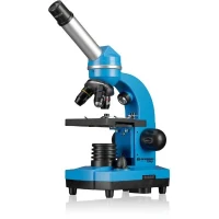 Microscope étudiant BIOLUX SEL - BRESSER JUNIOR - grossissement 40x-1600x - kit d'expérimentation - bleu(m-3)