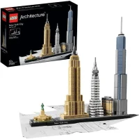 LEGO Architecture - New York - Statue de la Liberté - Maquette Miniature - 598 pieces(m-1)
