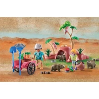 PLAYMOBIL 71625 Terriers de wombats, Wiltopia, 47 pieces, Des 4 ans(m-2)