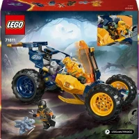 LEGO NINJAGO 71811 Le Buggy Tout-Terrain Ninja d'Arin, Set avec Dragon et 4 Minifigurines(m-6)