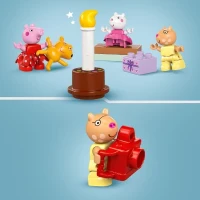 LEGO DUPLO 10433 La fete d'anniversaire chez Peppa Pig - Jouet a Construire des 2 Ans(m-3)