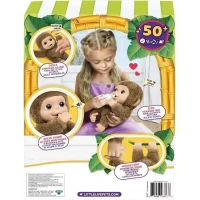Mon Bébé Singe - MOOSE TOYS - LITTLE LIVE PETS - Singe interactif avec accessoires(m-3)