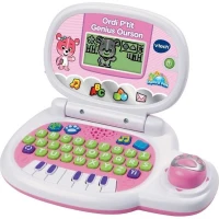 VTECH - Ordi P'tit Genius Ourson Rose - Ordinateur Éducatif Enfant - De 2 a 5 ans(m-1)