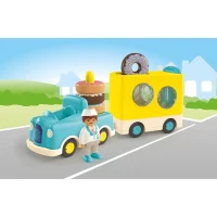 PLAYMOBIL Junior 71702 Camion de donuts Junior, Des 12 mois(m-2)