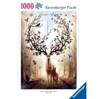 Puzzle 1000 pieces Cerf Fantaisie, Adultes et enfants dés 14 ans, Puzzle de qualité supérieure, 12000459, Ravensburger(m-3)
