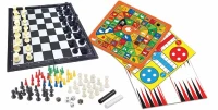 Jeux de société magnétiques – coffret 8 jeux en 1, De 2 a 6 joueurs(m-1)