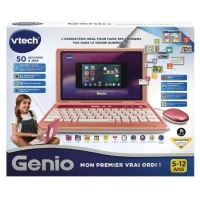 Ordinateur pour enfant VTECH Genio - Clavier AZERTY, souris, écran 5'', mémoire 8GB - Rose(m-3)