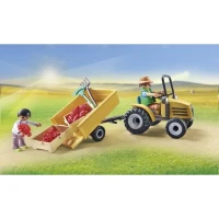 PLAYMOBIL 71442 Fermier avec tracteur et citerne, Country la vie a la ferme, 117 pieces, Des 4 ans(m-5)