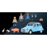 PLAYMOBIL 70640 Citroën 2 CV, Classic Cars, Voiture de collection, Adulte,3 personnages(m-3)