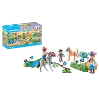 PLAYMOBIL 71495 Cavaliers poneys et saut d'obstacles(m-3)