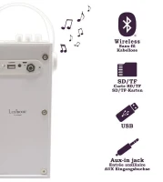 Enceinte Karaoké Enfant - LEXIBOOK - iParty - Bluetooth V5.0 - Effets Lumineux(m-2)